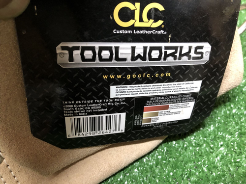 New CLC 12 Pocket Suede Carpenter's Work Apron- 1427X - Picture 4 of 9