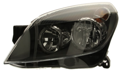 Phare Avant Gauche Halogène Pour Opel Astra H (2007-2014) - TYC, Avec Moteur, H1/H7