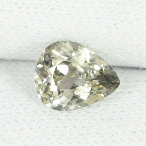 0.73 ct Certified" SHIMMERING UNHEATED BROWN NATURAL ZOISITE  Pear See Vdo PK - Picture 1 of 5