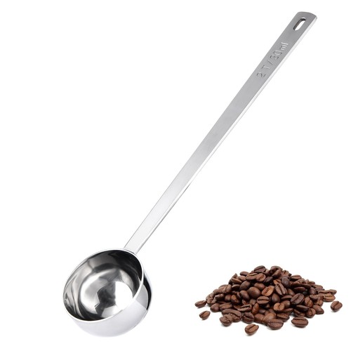 Coffee Scoop 2 Tablespoon 18/8 Stainless Steel Measuring Scooper for Ground Cof - Picture 1 of 9