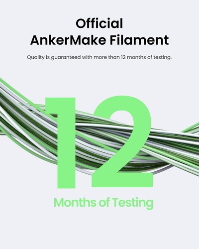 AnkerMake PLA+ 3D Printer Filament 2Pack 4.4lb/2kg Official Printing Consumables - Picture 7 of 16