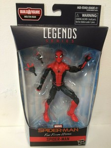 2019-Marvel-Legends-Spider-man-Far-From-Home-RED-BLACK-TECH-Suit-MOLTEN-MAN-BAF