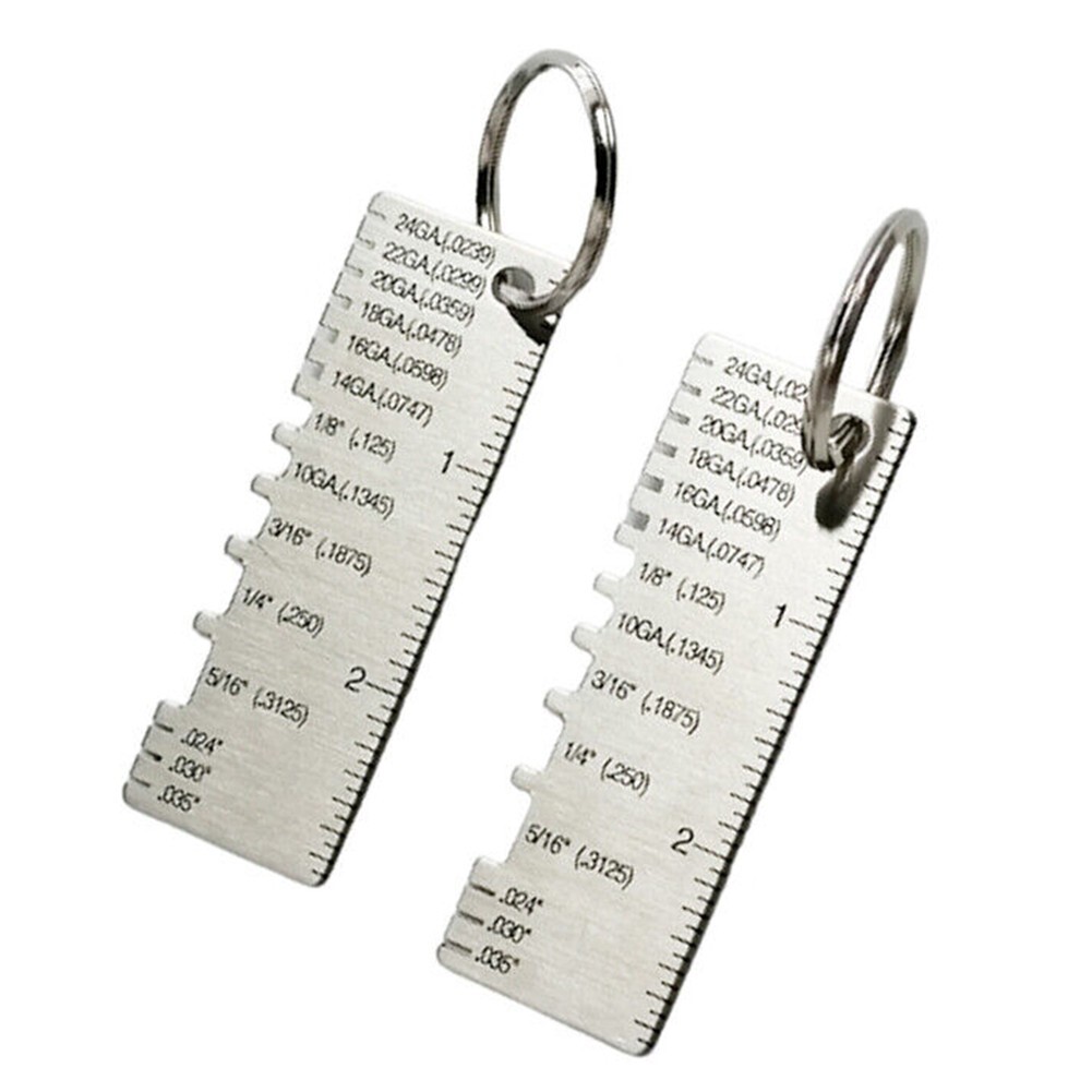 Alloy Hex Tubes Thick Ness Gauge 2pcs Stainless Steel Thick Ness Gauge - Picture 3 of 8