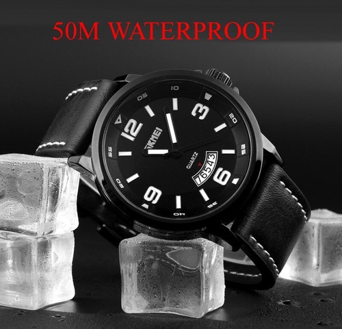 Reloj Skmei Moda Informal Impermeable Calendario Analógico Relojes Clásicos Niño Fecha - Imagen 5 de 9