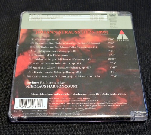 DVD AUDIO - Johann Strauß in Berlin - Harnoncourt BPO - NEW OVP - Picture 2 of 2