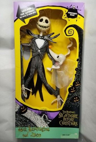 Talking Soft Jack & Zero NMBox Nightmare Before Christmas Mint NBC Hasbro 1993 5 - Picture 2 of 21