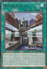YUGIOH CARD 3 X MEGAROID CITY LEDU-EN031 1ST EDITION