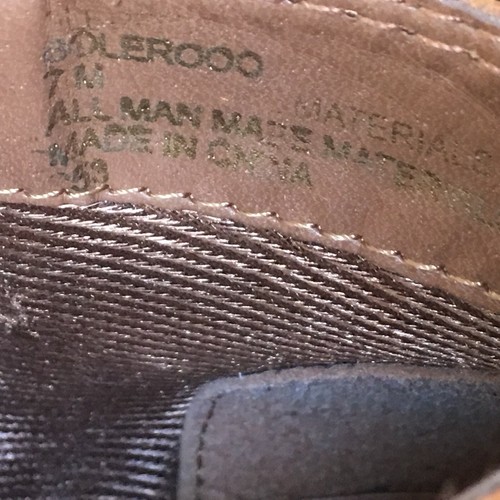 Madden Girl Womens Bolerooo Ankle Booties Boots Size 7 Brown - Picture 8 of 8