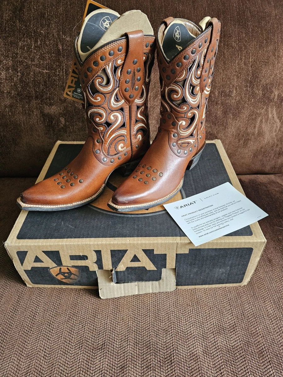 Womens steel shop toe boots ariat