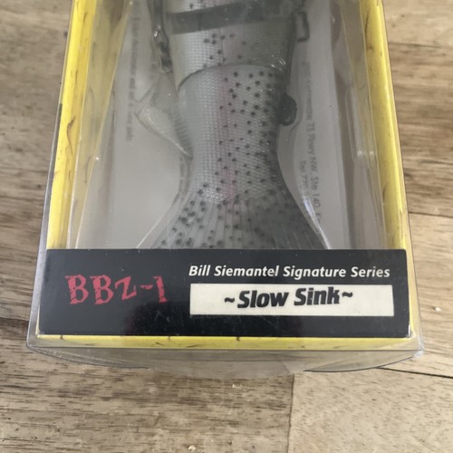 Spro BBZ-1 Bill Siemantel Signature 8" Swimbait Fast Sink #02 Rainbow Trout NEW - Picture 3 of 6