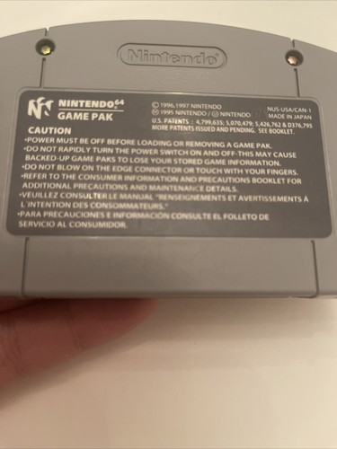 Wave Race 64 (Nintendo N64, 1996) Probado Carrito auténtico solamente ENVÍO RÁPIDO - Imagen 8 de 9