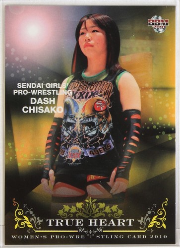 Dash Chisako (Sendai Girls) - 2010 BBM Women's Pro-Wrestling Trading Card - Picture 1 of 3