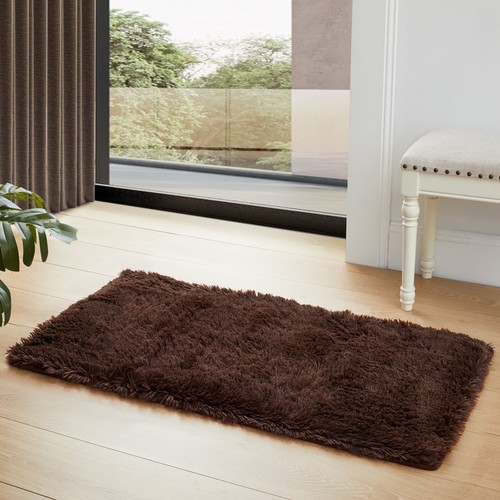 Large Shaggy Fluffy Rugs Anti-Slip Super Soft Mat Living Room Bedroom Carpet Rug - Picture 60 of 121