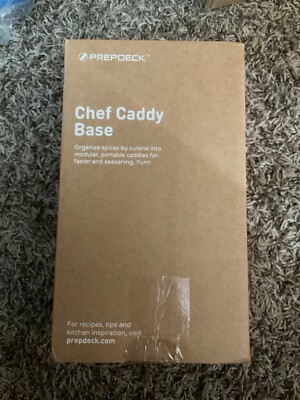 Prepdeck Chef Caddy Spice Rack - Seasoning/ Oil Organizer - Spice Labels NEW
