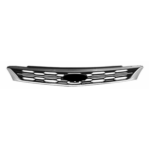 Parachoques delantero estilo panal parrilla superior e inferior para Chevrolet Cruze 2016-2018 - Imagen 4 de 8