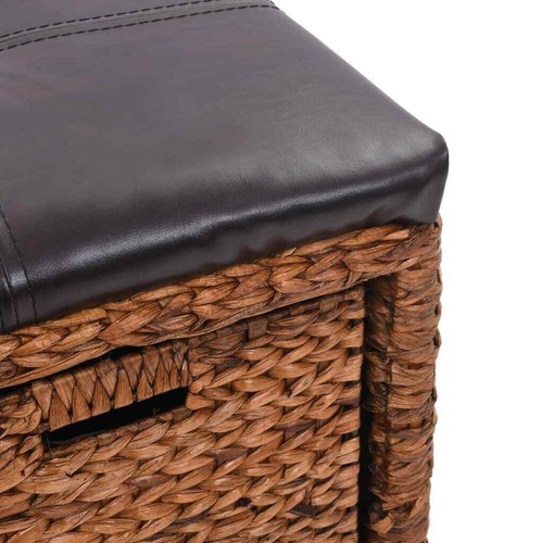 Sitzbank mit 2 Körben Seegras 71×40×42 O7H2 - Bild 5 von 10