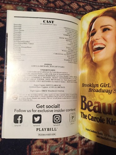 LaChanze; Ariana De Bose And Cast Signed Donna Summer The Musical Playbill - Picture 5 of 6