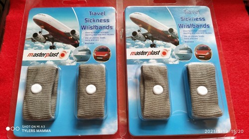 Travel Sickness Bands Morning Motion Wristband Nei Kuan Anti Nausea Accupressure - Picture 3 of 9