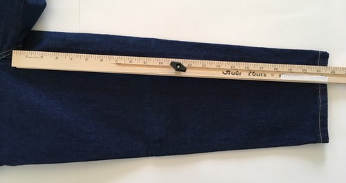 Vintage Y2K Impaq Blue Denim Cargo Skater Jeans Boys Sz 8 NEW - Picture 13 of 14