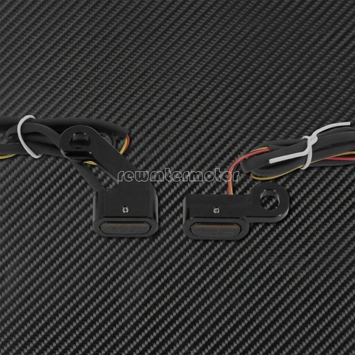 LED Clutch Turn Signal Indicator Running Light Fit For Harley Touring Softail - Picture 6 of 12