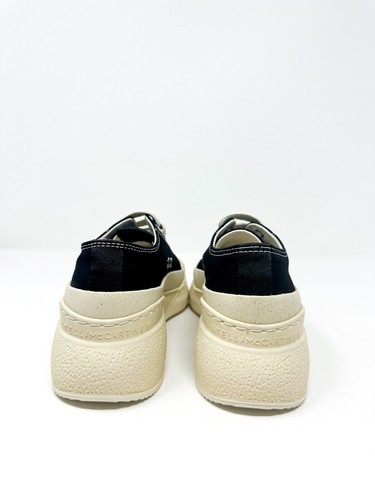 Stella McCartney Women's Loop Low Top Sneakers Black/White 6 US / 36 EU $680 - Picture 5 of 6