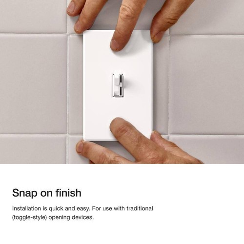 Toggler Dimmer Switch for Incandescent Bulbs with Night Light, 1000W/Single-Pole - Picture 5 of 6