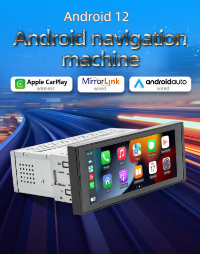 Android 12 Car Radio MP5 Player GPS WIFI Stereo For Apple CarPlay Android Auto - Foto 3 di 19