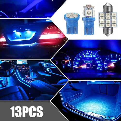 13x 12V Car Interior LED Lights For Dome License Plate Lamp Car Auto Accessories - Bild 1 von 12