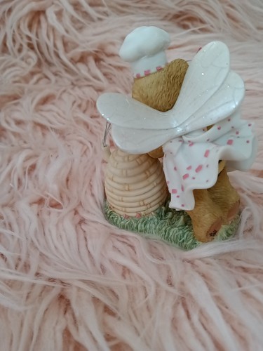 Cherished Teddies Bee My Sweetie Pie  Signed By Arist Bee Hive Red Hearts Bakery - Picture 11 of 19