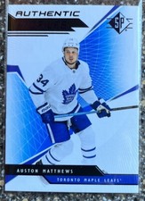 2018-19 SP Authentic Profiles Blue #APAM Auston Matthews Maple Leafs A645