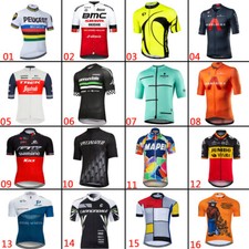 Fahrradshirt Herren Kurzarm Radtrikot MTB Rennrad Trikot Team Radshirts Sommer