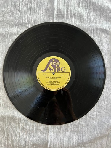 Eartha Kitt Doc Chatham Bill Coleman Recorded In Paris 12” LP Disques Swing 1985 - Picture 7 of 7