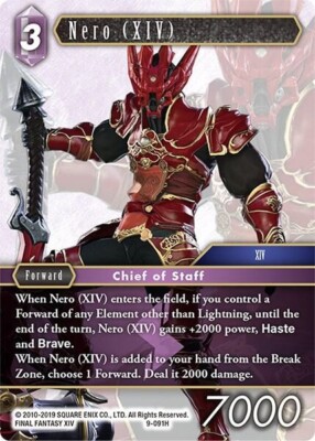 Nero (XIV) Foil - 9-091H - NM - Final Fantasy | eBay