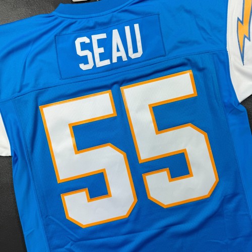 100% Authentic Junior Seau Mitchell & Ness 2002 Chargers Jersey Size 40 M Mens - Picture 6 of 6