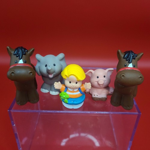 Vintage Fisher Price Little People Eddie and Animals 1997 - Picture 2 of 12