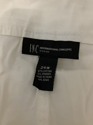 Womens International Concepts White Shorts / 24W - Picture 3 of 3