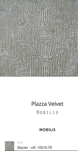 Tessuto ghiacciaio Nobilis Plaza 2 5/8 iarde - Foto 6 di 11