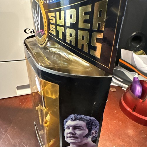 2006 Jakks Pacific WWE Classic Superstars Collector Series 10 Harley Race signed - Picture 16 of 20