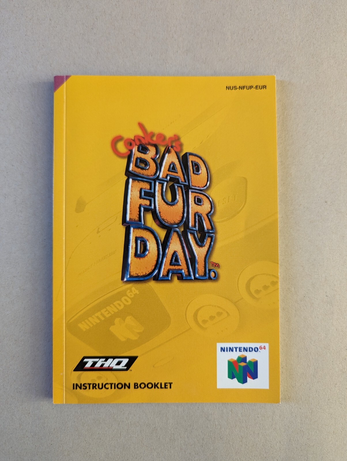Conker's Bad Fur Day Nintendo 64 Boxed with instruction booklet