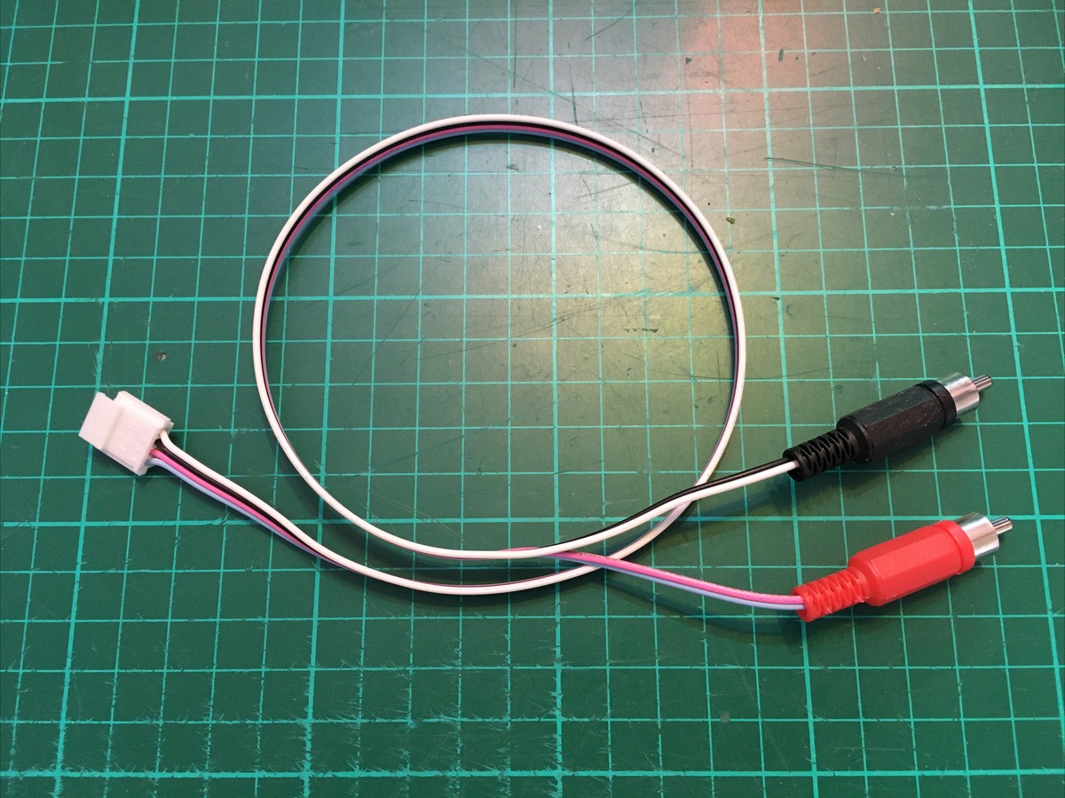 Stereo Cable RCA Male 50cm Motherboard SNK Neo Geo MVS Borne