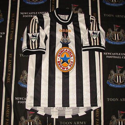 Newcastle United Home Football Shirt Jersey 1997 1999 Adidas Newcastle United Home Football Shirt Jersey 1997 1999 Adidas