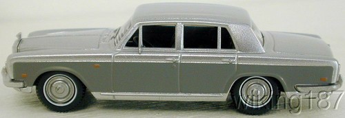 Wiking NEW HO 1/87 Scale Rolls Royce Silver Shadow in 2-Tone Silver Gray Finish - Picture 3 of 6