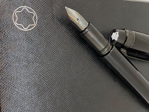 Pluma Estilográfica Montblanc Star Walker Urban Speed Oro 14K 585 Nuevo en Caja Caja + Estuche. - Imagen 3 de 12
