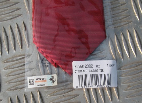 Ferrari Krawatte Schlips Seidenkrawatte Fan rot offiziell 488 458 rosso NEU - Bild 2 von 3