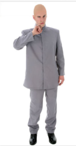 Dr. Evil Austin Powers 1960er Erwachsene Herren Halloween Deluxe Cosplay Kostüm! - Bild 4 von 4