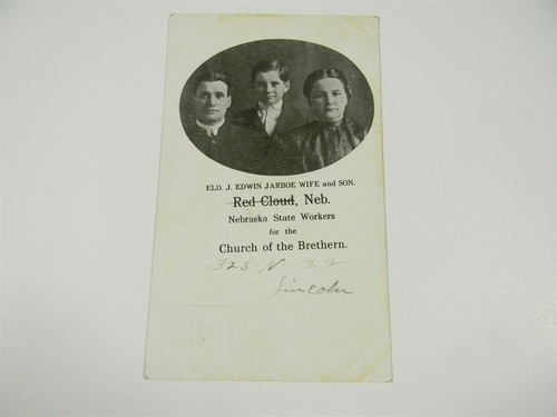 Vintage UDB Red Cloud Nebraska Kirche der Brethern Postkarte - P35 - Bild 2 von 3