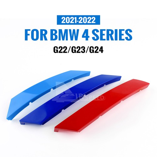 A Set Front Grille Grill Insert Strip Clip For BMW 4 Series G22 G23 G24 21-2022 - Picture 5 of 7