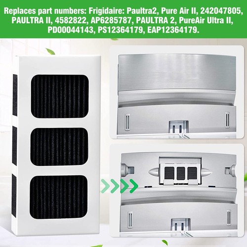 2 Stück Frigidaire PAULTRA Pure Air Ultra Ersatz Kühlschrank Luftfilter CN - Bild 8 von 12
