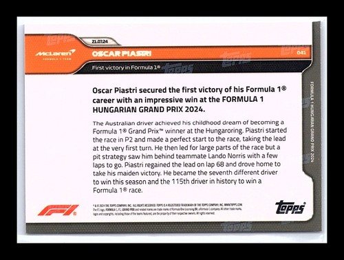 *PICK YOUR CARD* 2024 Topps Now Formula 1 F 1 Base Set Updated 07/21/25 - Picture 55 of 127