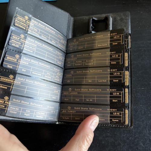 Texas Instruments TI 1977 Solid State Software Instrument Cards Strips LE-01-21 - Picture 3 of 6